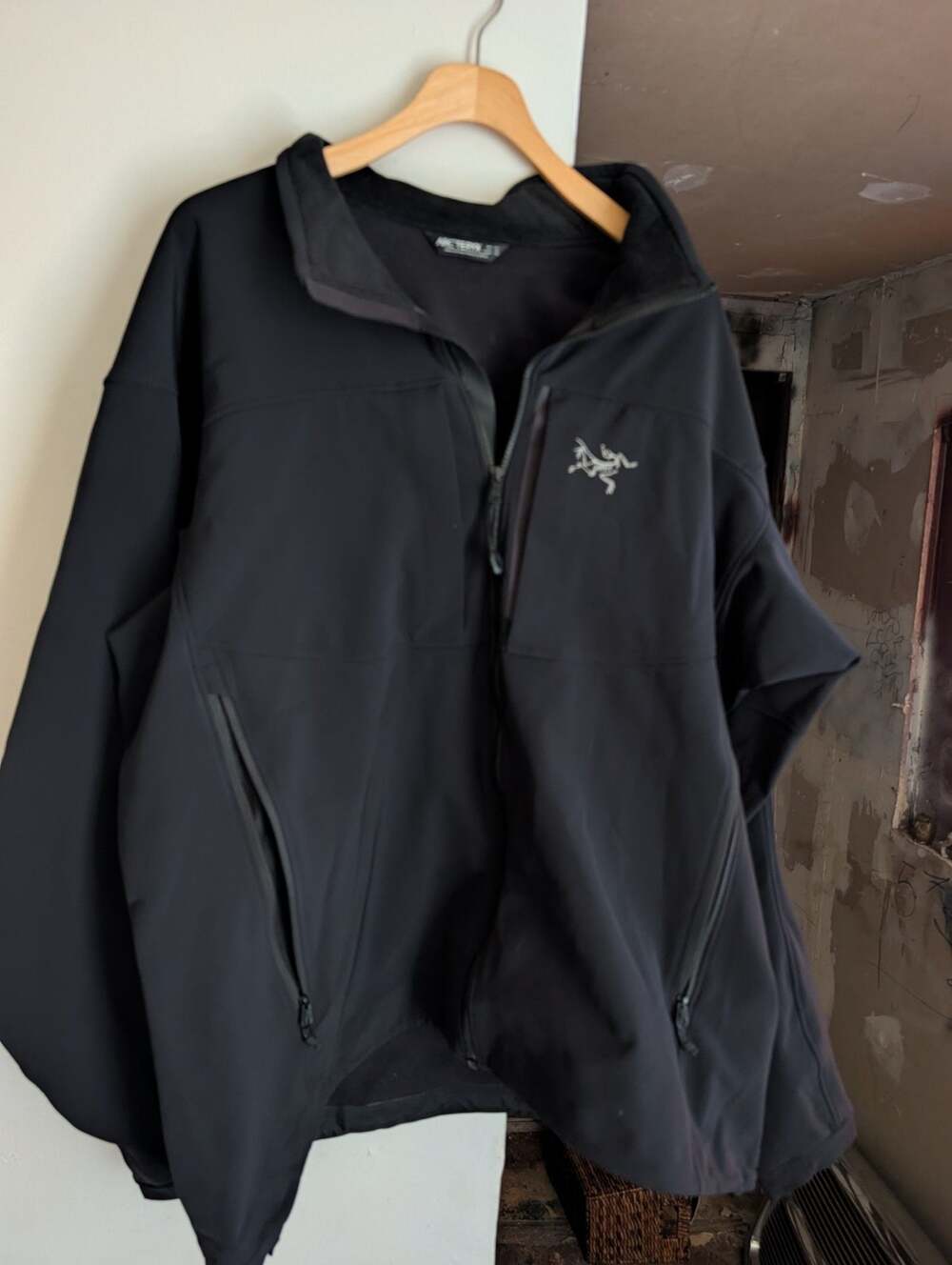 Arc'teryx Gamma MX Jacket Men's XXL Black Soft Shell Zip Up